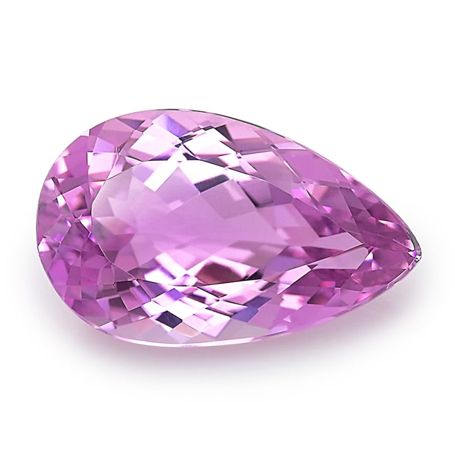 Natural Kunzite pink color pear shape 19.72 carats / Jupitergem