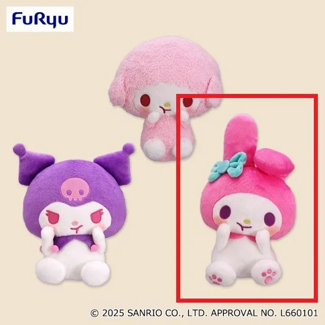 Aマイメロディ】マイメロディ・クロミ むぎゅっとBIGぬいぐるみ