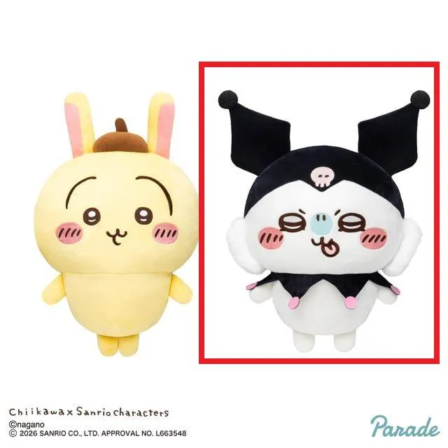 Bモモンガ×クロミ】ちいかわ×サンリオキャラクターズ BIGぬいぐるみ②