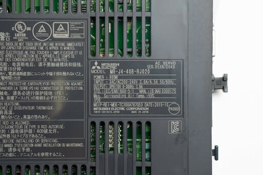 三菱 ACサーボアンプ MR-J4-40B-RJ020 (電源ON累積時間1h) | 保守部品.com