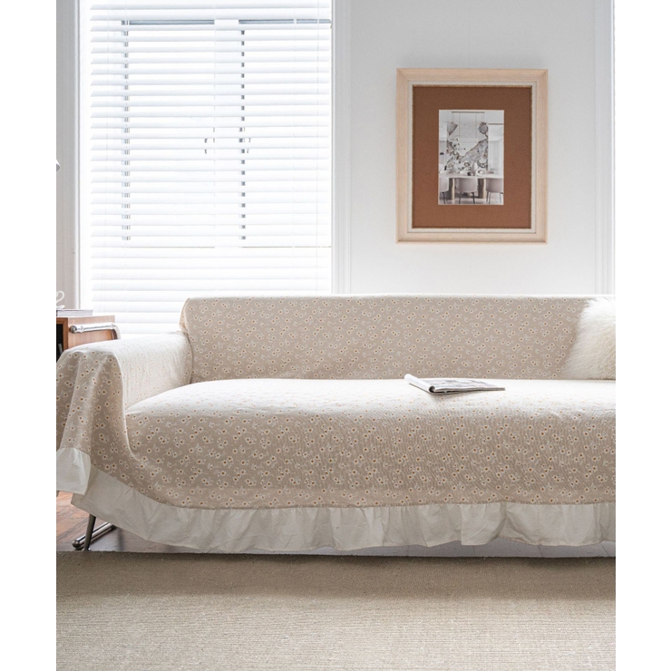 レトロアンティークフリンジ花柄ソファーカバー ソファーカバー マルチ