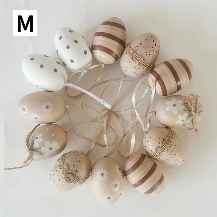 イースターエッグ 12個セット イースター飾り[品番：FQ000203745