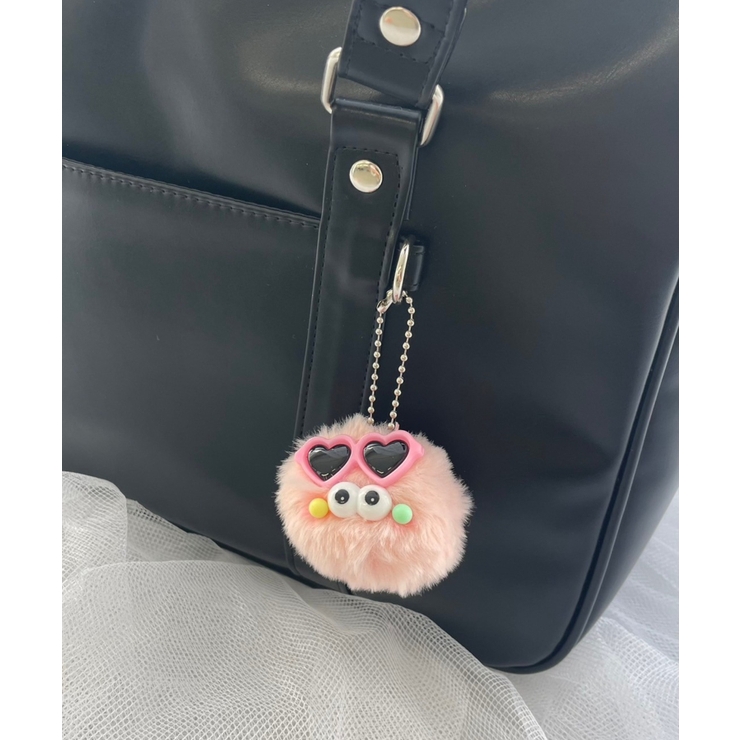 ミニサングラスモンスターぬいぐるみキーホルダー[品番：WG010090826