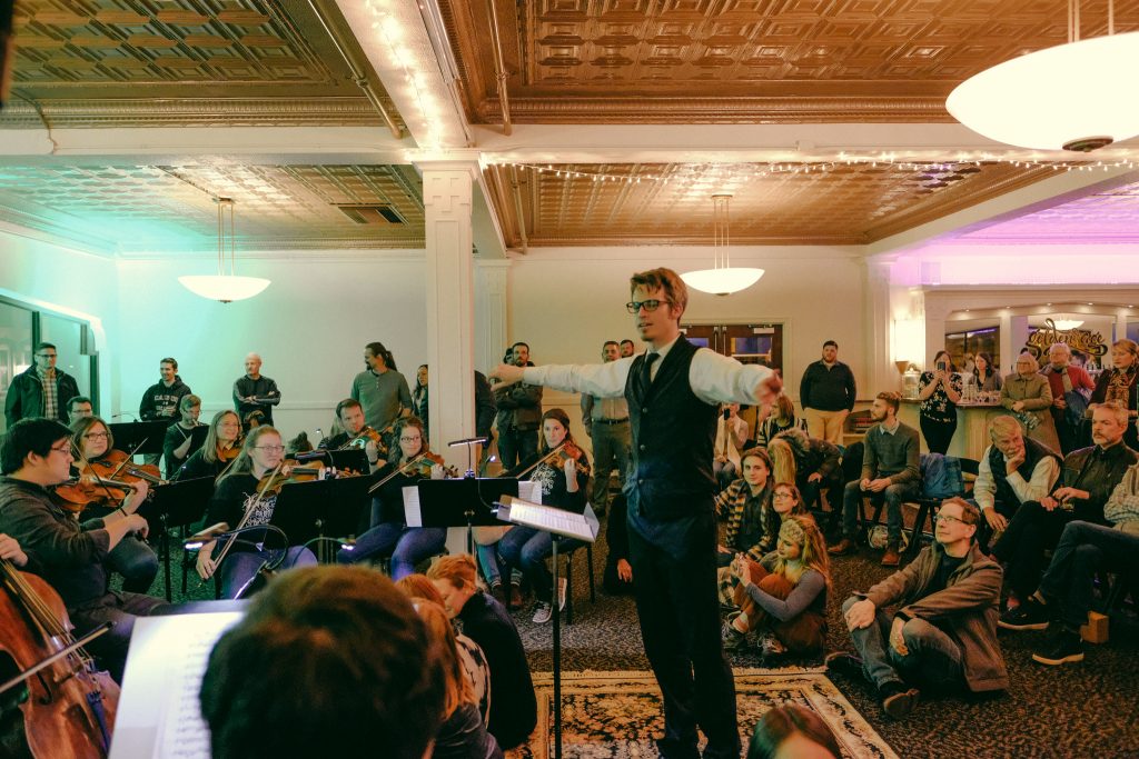 Vintage Parlor Orchestra 'melting faces' with classical music