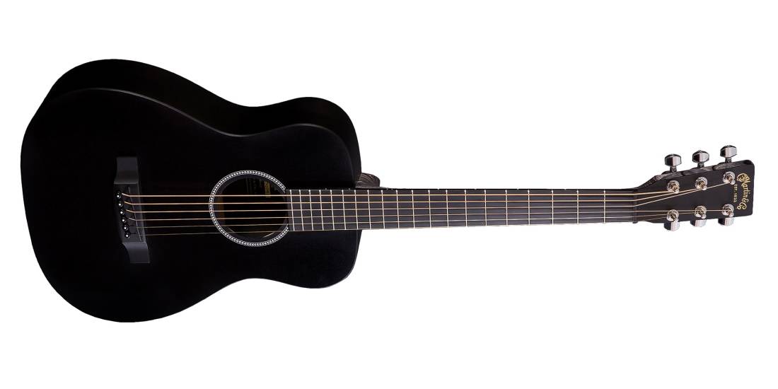 Martin Guitars LX Black Little Martin Acoustic Guitar W/Gigbag