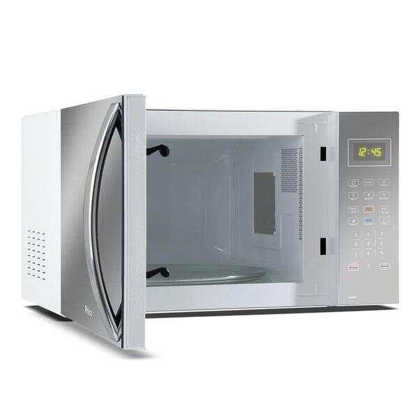 Micro-ondas Philco Limpa Fácil 37 Litros Porta Espelhada Branco