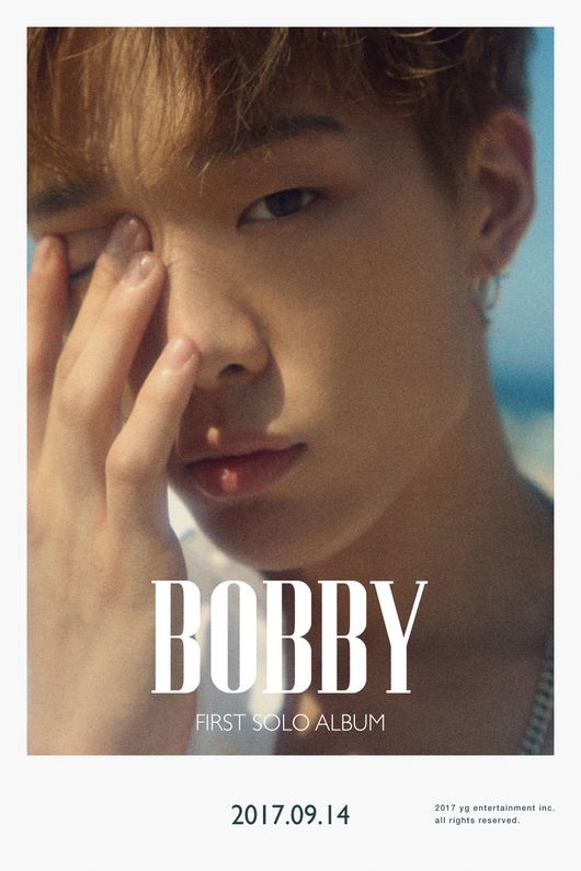 iKONのBOBBY、9月14日に1stソロアルバム発売決定！予告イメージ公開