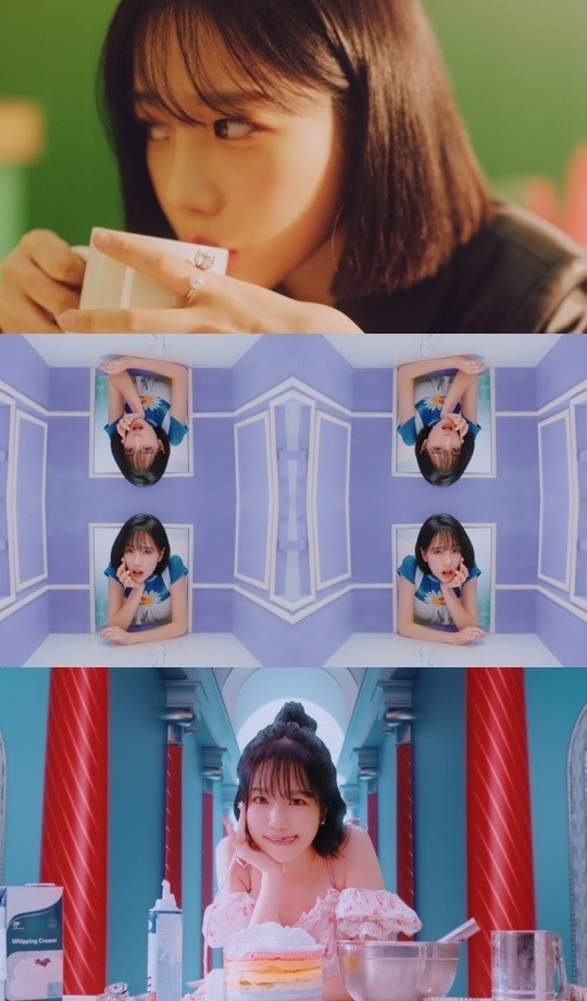 IZ*ONE出身チョ・ユリ、新曲「GLASSY」MV公開…キャッチーなメロディと