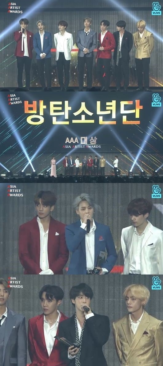 BTS（防弾少年団）、またも大賞に！「2018 Asia Artist Awards」で5冠