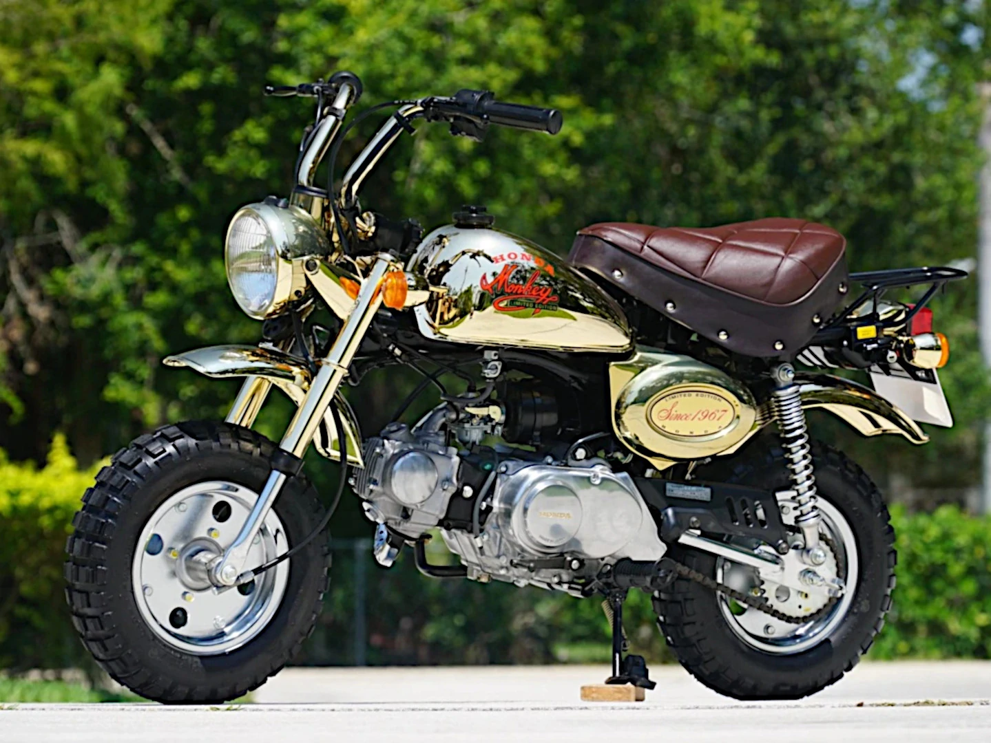 Rare Gold 1984 Honda Monkey Z50J Limited Edition Is Looking For A