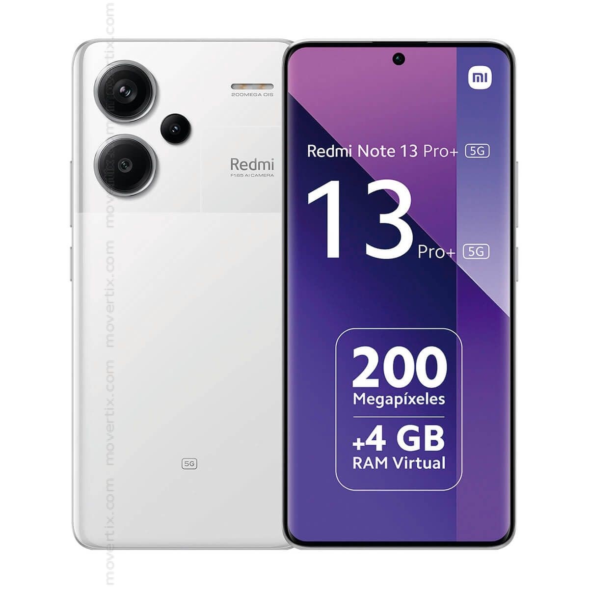 Redmi Note 13 Pro+ 5G Dual SIM Moonlight White 256GB and 8GB RAM
