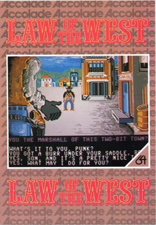 Law of the West (1985) - MobyGames