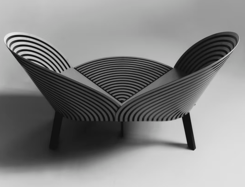 Bench For Two Bench Fredericia designed by Nanna Ditzel | Mohd Shop