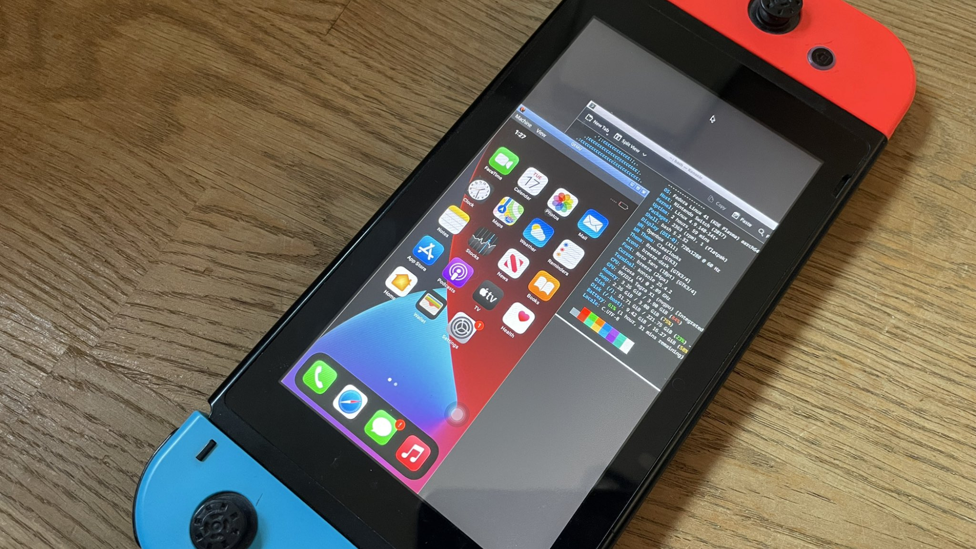 Somebody turned a Nintendo Switch into the world's slowest iPhone