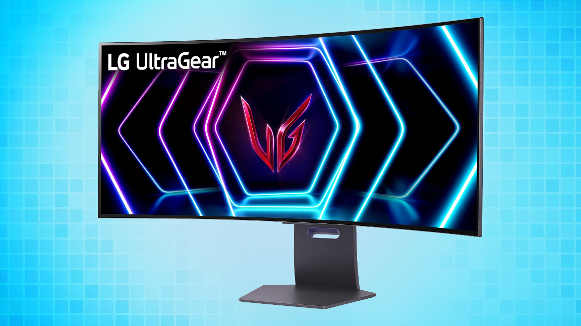 This giant 39-inch LG Ultragear WQHD curved gaming monitor is only