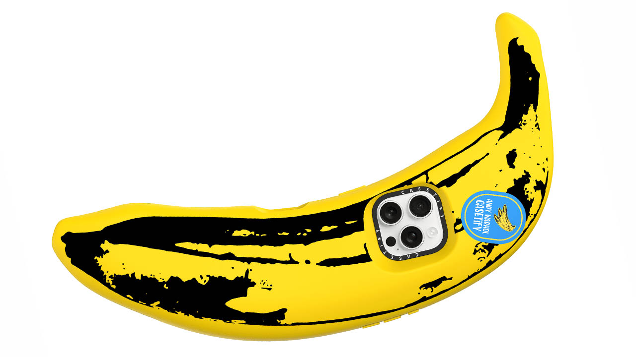 Casetify's Andy Warhol iPhone cases include a gigantic banana