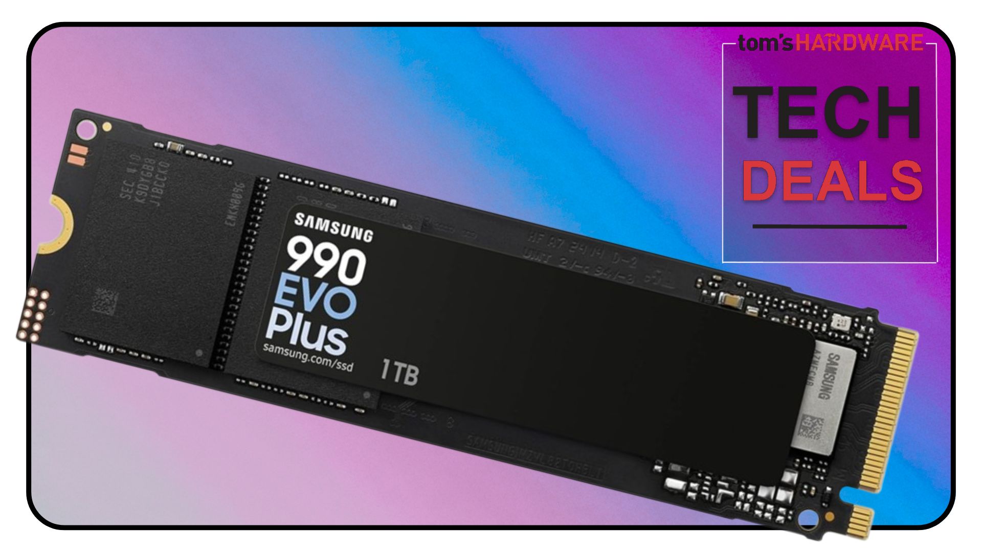 Samsung's speedy 1TB 990 Evo Plus SSD hits a new all-time low of