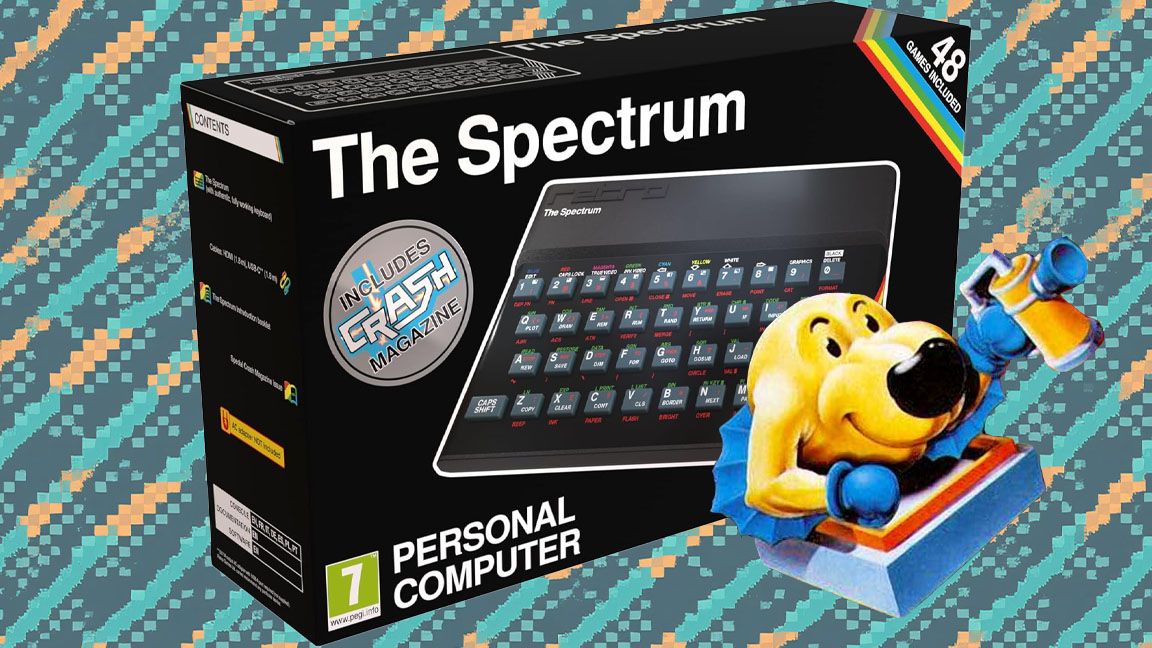 The new ZX Spectrum full-size retro computer even includes rubber