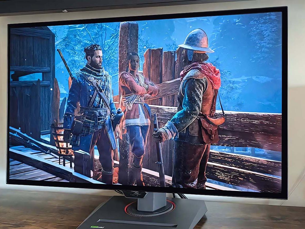 The ASUS ROG Strix OLED gaming monitor offers many helpful