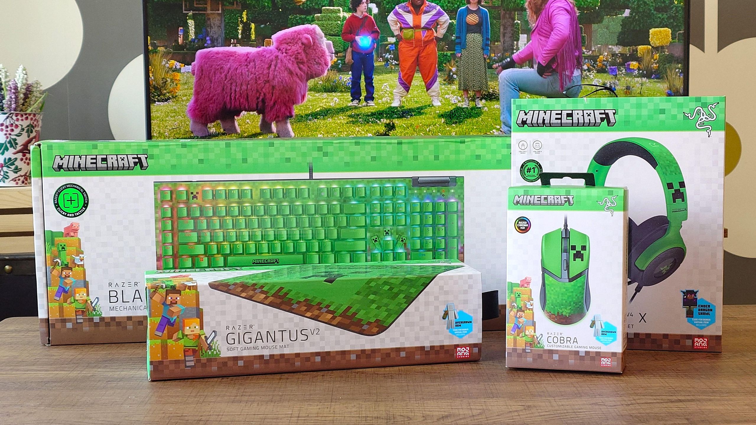 Hands on with Razer's Minecraft themed PC gaming accessories