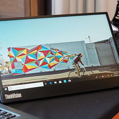 Lenovo ThinkVision M14 Display Is a Mobile Worker's Best Friend