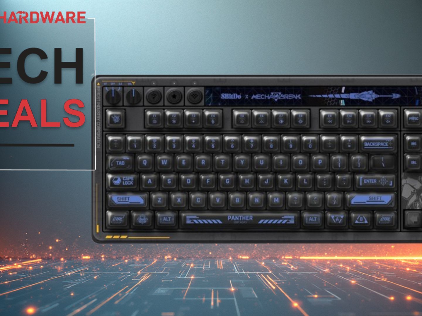 8BitDo's Retro 87 Mecha Break: Panther edition hits an all-time