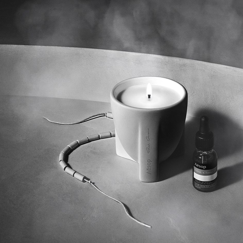 Rick Owens launches a fragrance in collaboration with Aesop