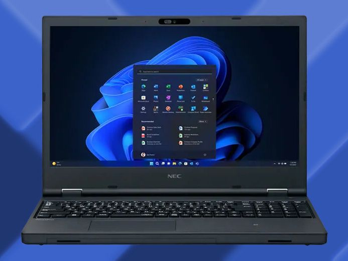 This business laptop mixes modern specs with ancient tech