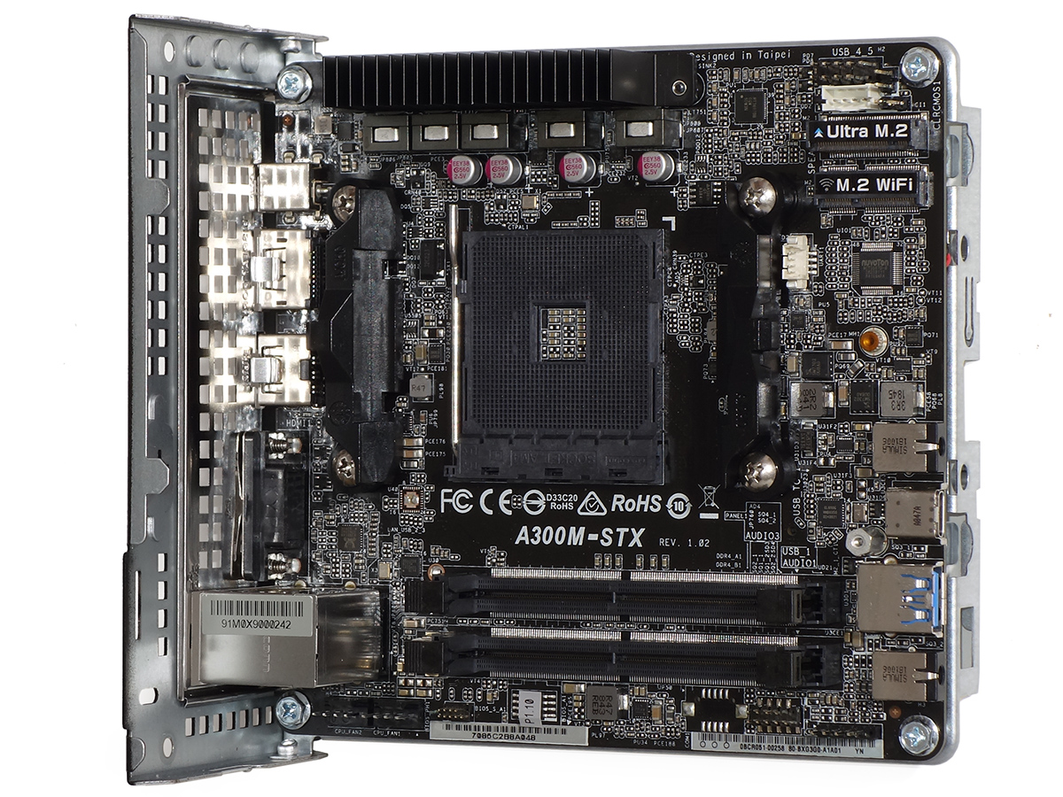 ASRock DeskMini A300 Internal Hardware and Installation