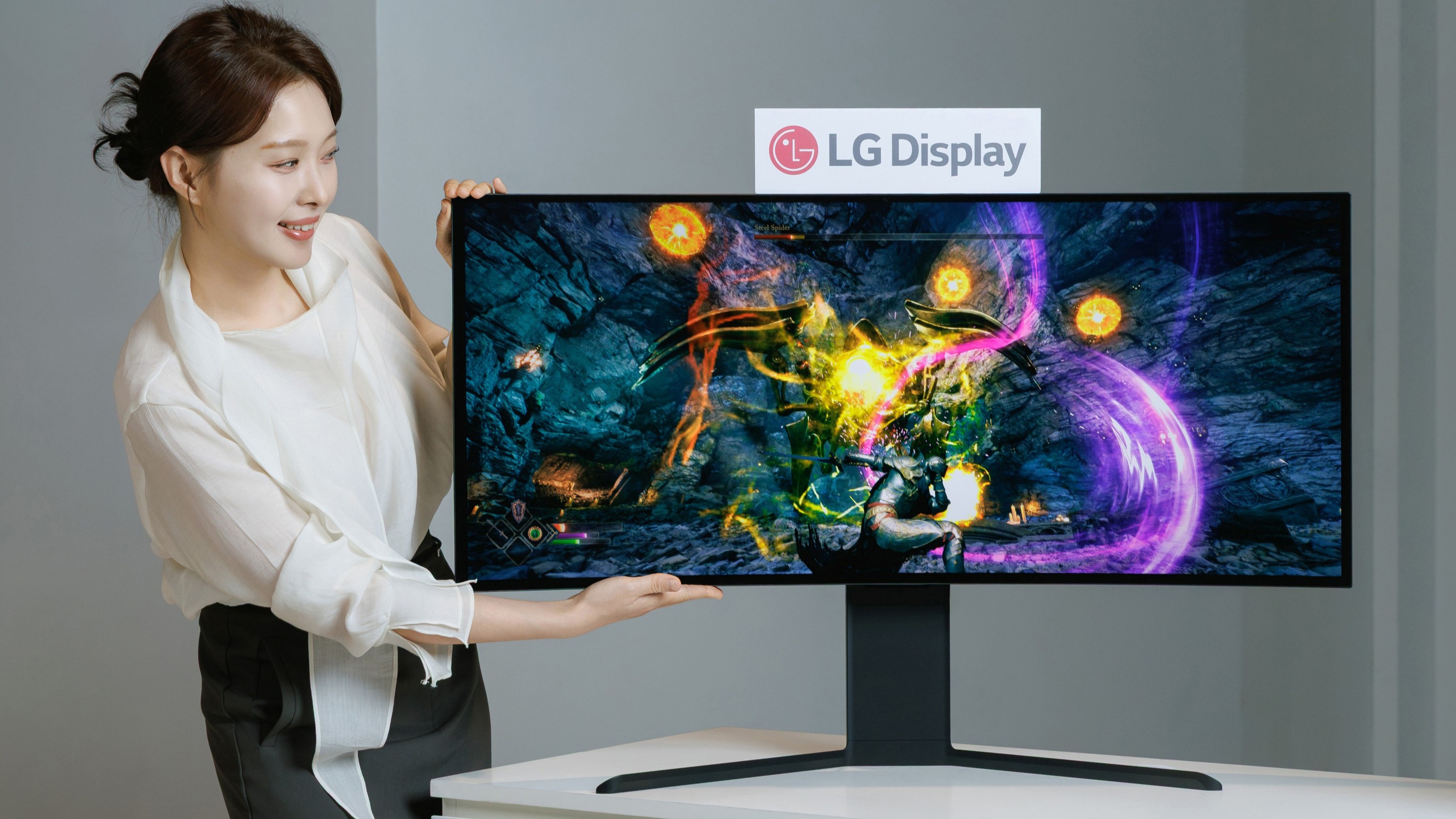 LG Display unveils world's first OLED monitor with crazy high