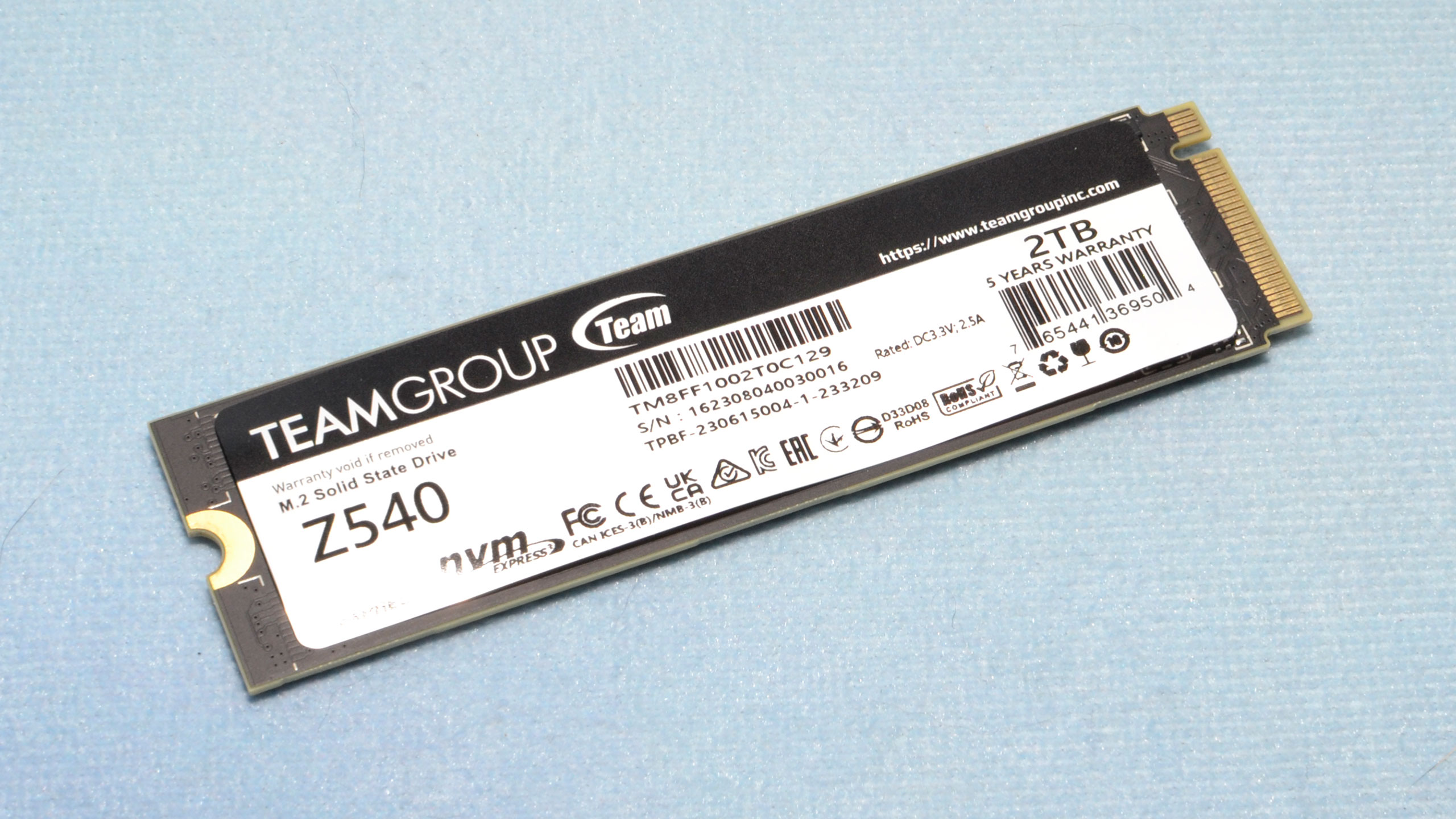 2TB Performance Results - Teamgroup Cardea Z540 SSD Review: The