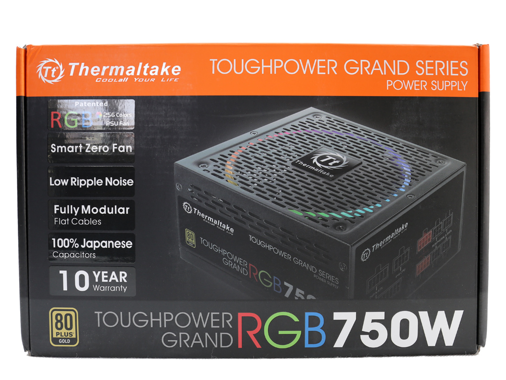 Thermaltake TPG-0750F-R PSU: Unboxing Photos