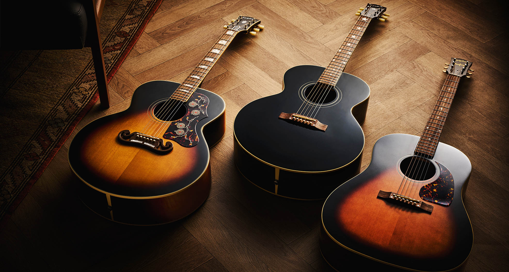 Epiphone 1942 Banner J-45, 1957 SJ-200 and J-180 LS review