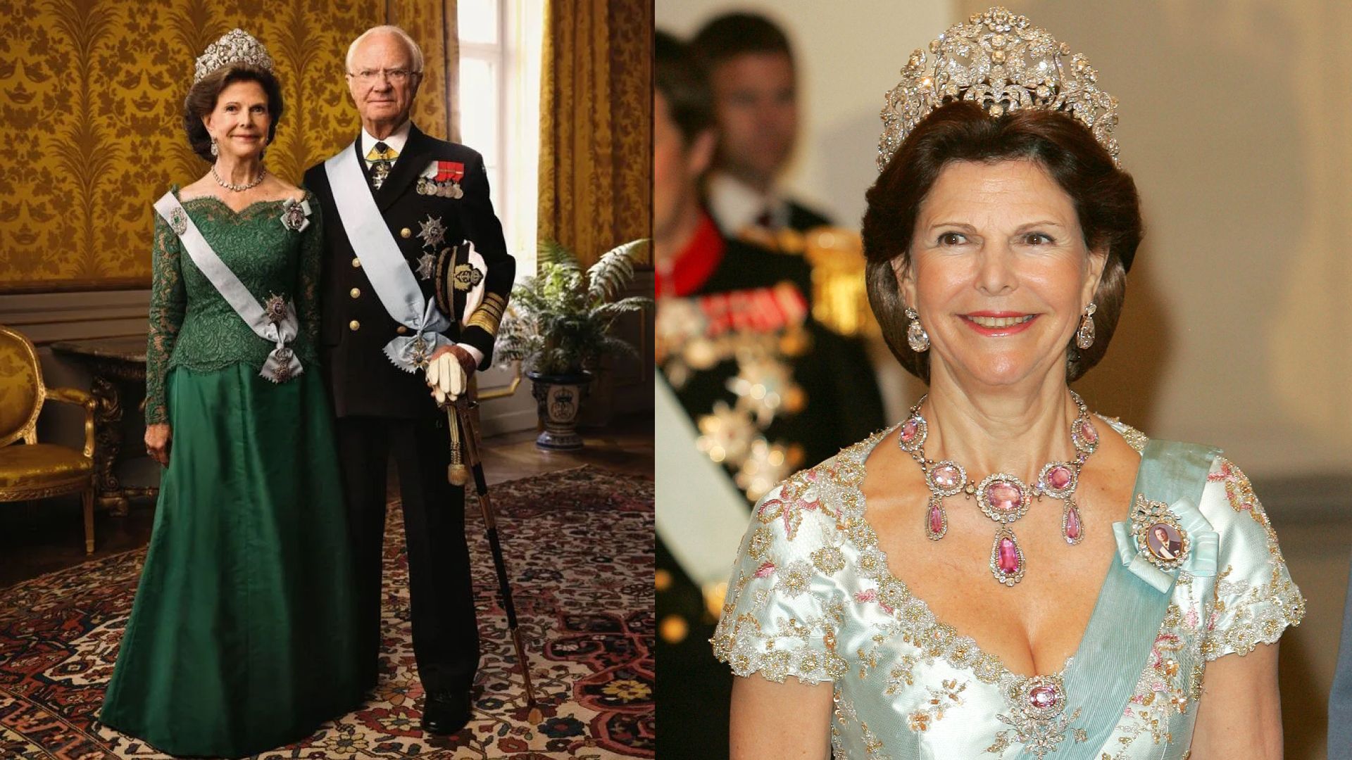 Queen Silvia of Sweden's Magnificent Diamond Tiara Is 