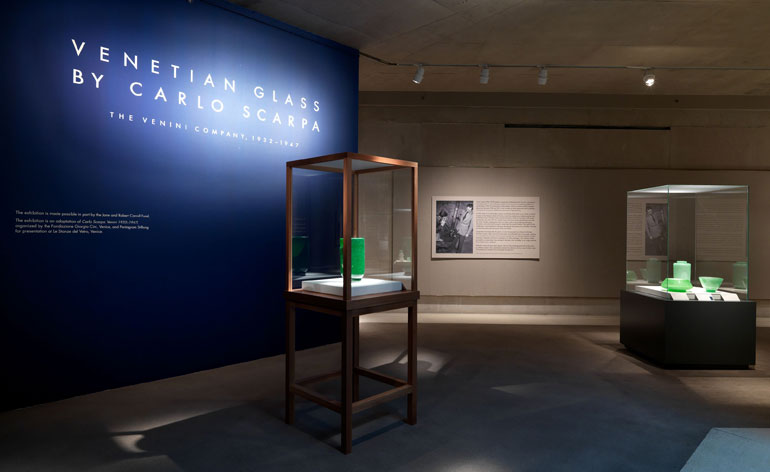 Carlo Scarpa's Venetian glassware for Venini goes on show at the