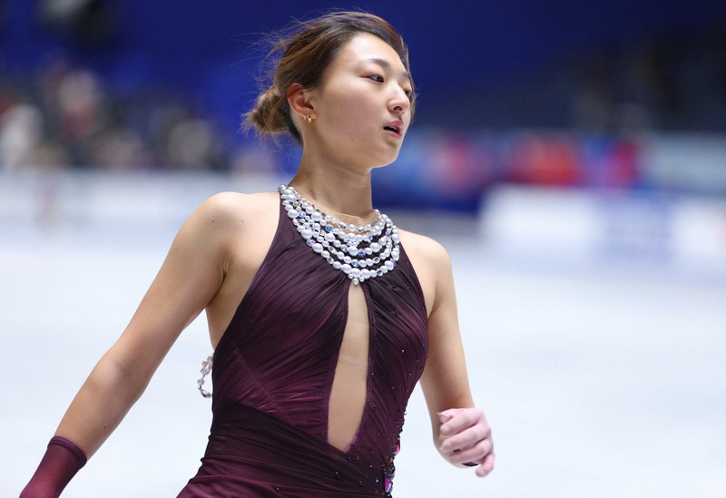 坂本は「頑張れそう」 17歳中井は3A着氷 全日本女子公式練習 | 毎日新聞