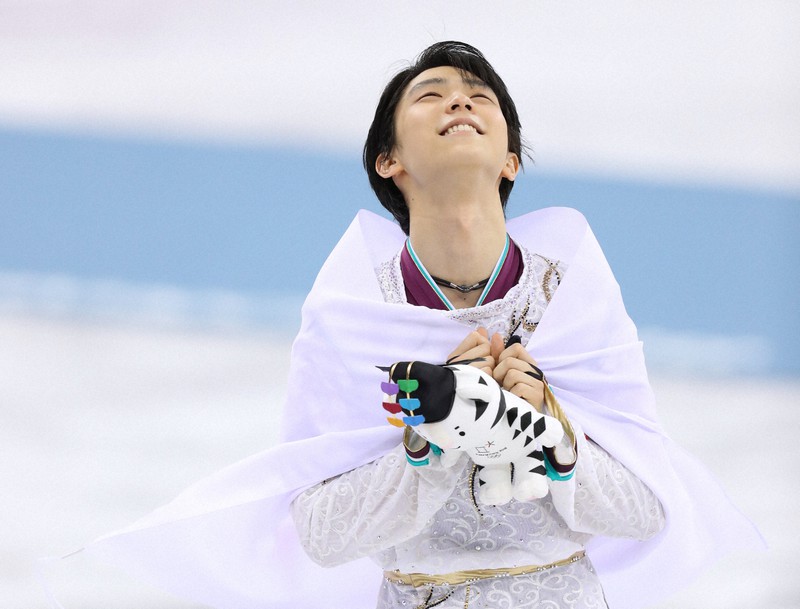 figure－eye：羽生結弦さんの絶叫とほほ笑み 平昌五輪 | 毎日新聞