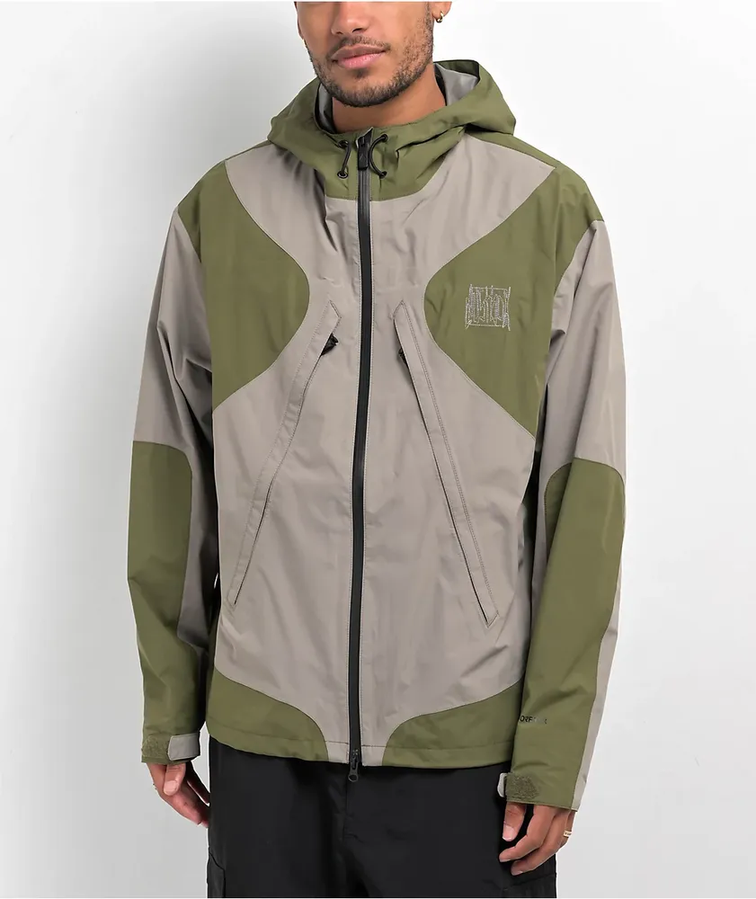 Volcom x Dustbox Feel Too Good Gore-Tex Green Windbreaker Jacket