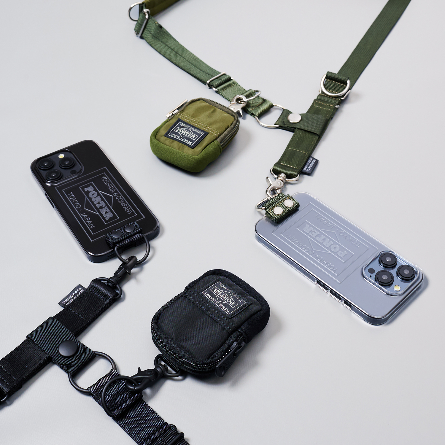 PORTERの『Shoulder Air Jacket™ with Pouch』にiPhone 15 Pro用が新登場