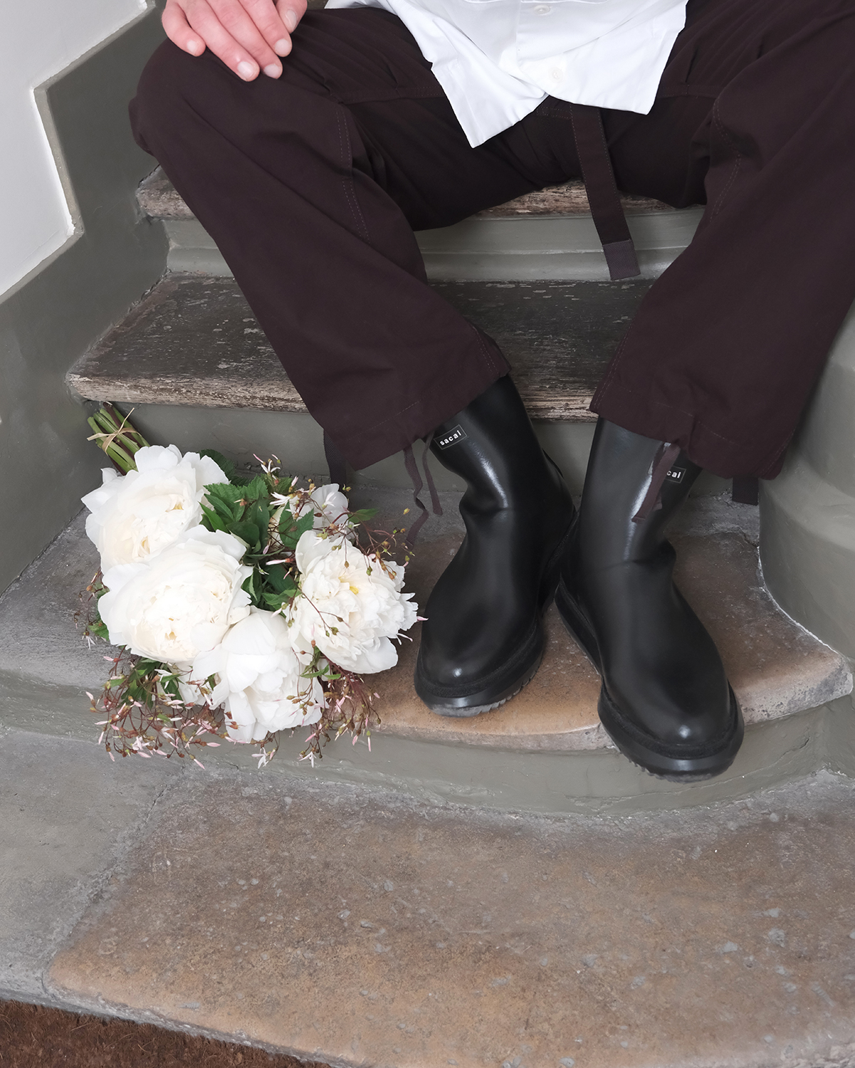 sacaiの新作ラバーブーツ