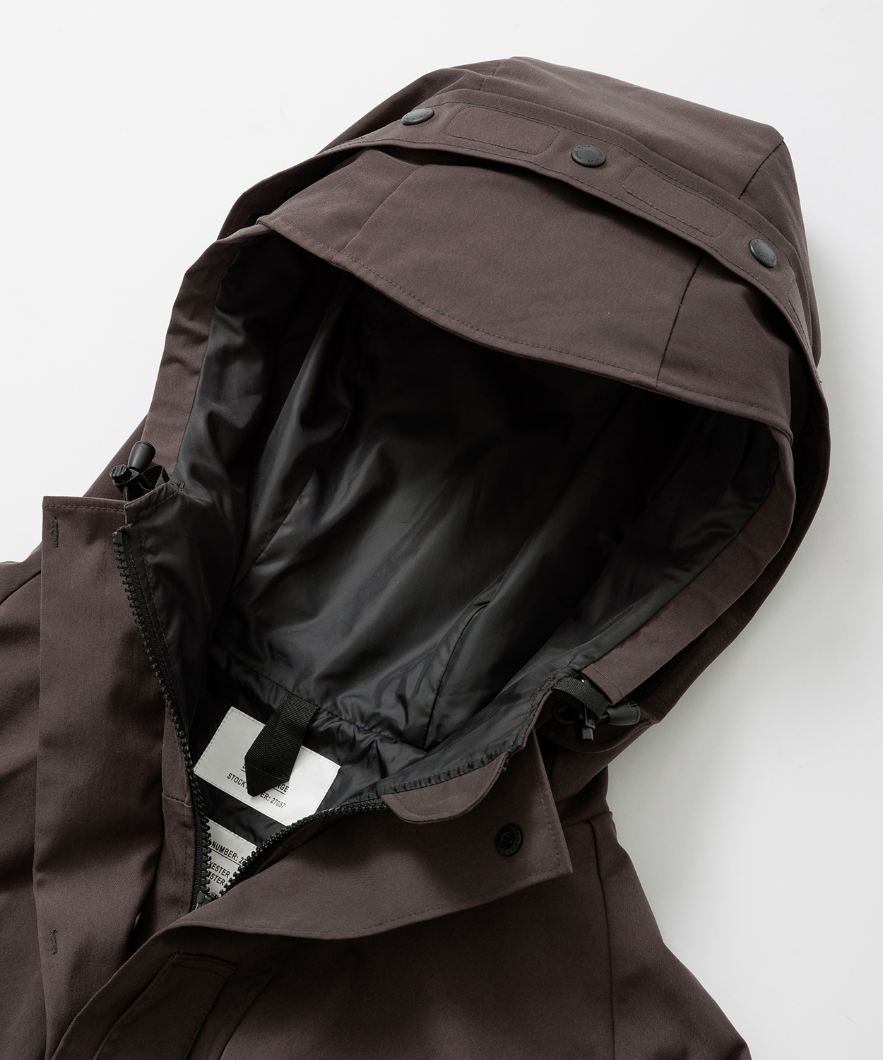 HYKE for BIOTOPの『TASLAN TWILL SHELL COAT EX』