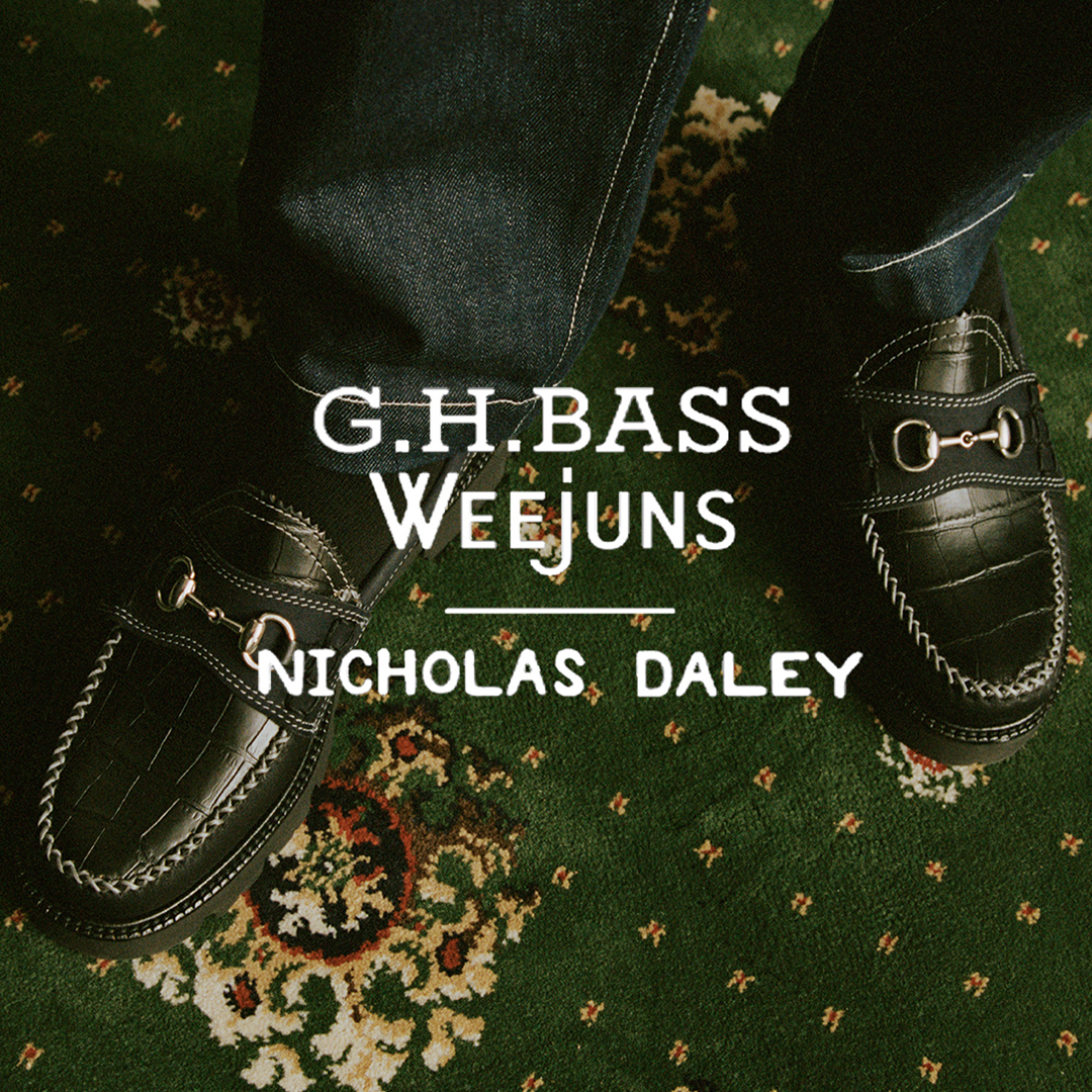 NICHOLAS DALEY × G.H.BASSのコラボレーションローファー