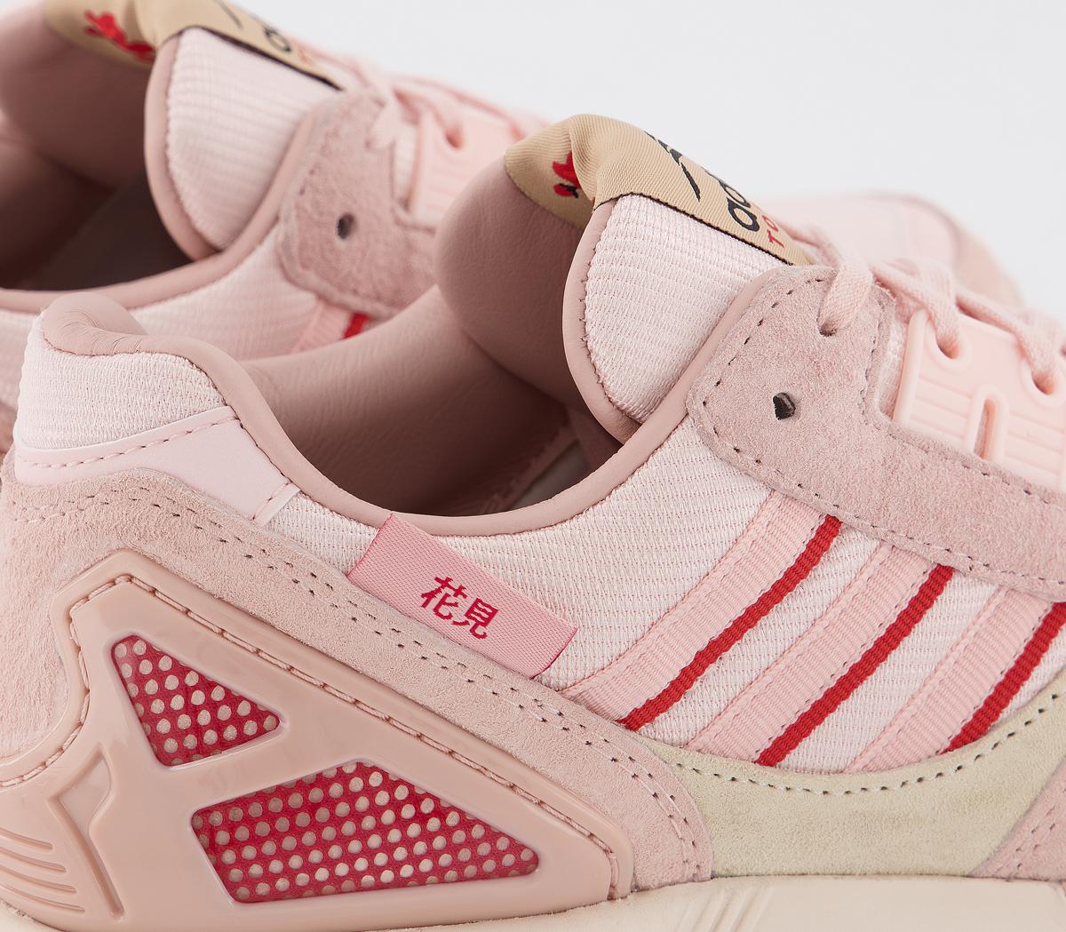 adidas Zx 8000 Trainers Icey Pink Red Vapour Pink - adidas ZX