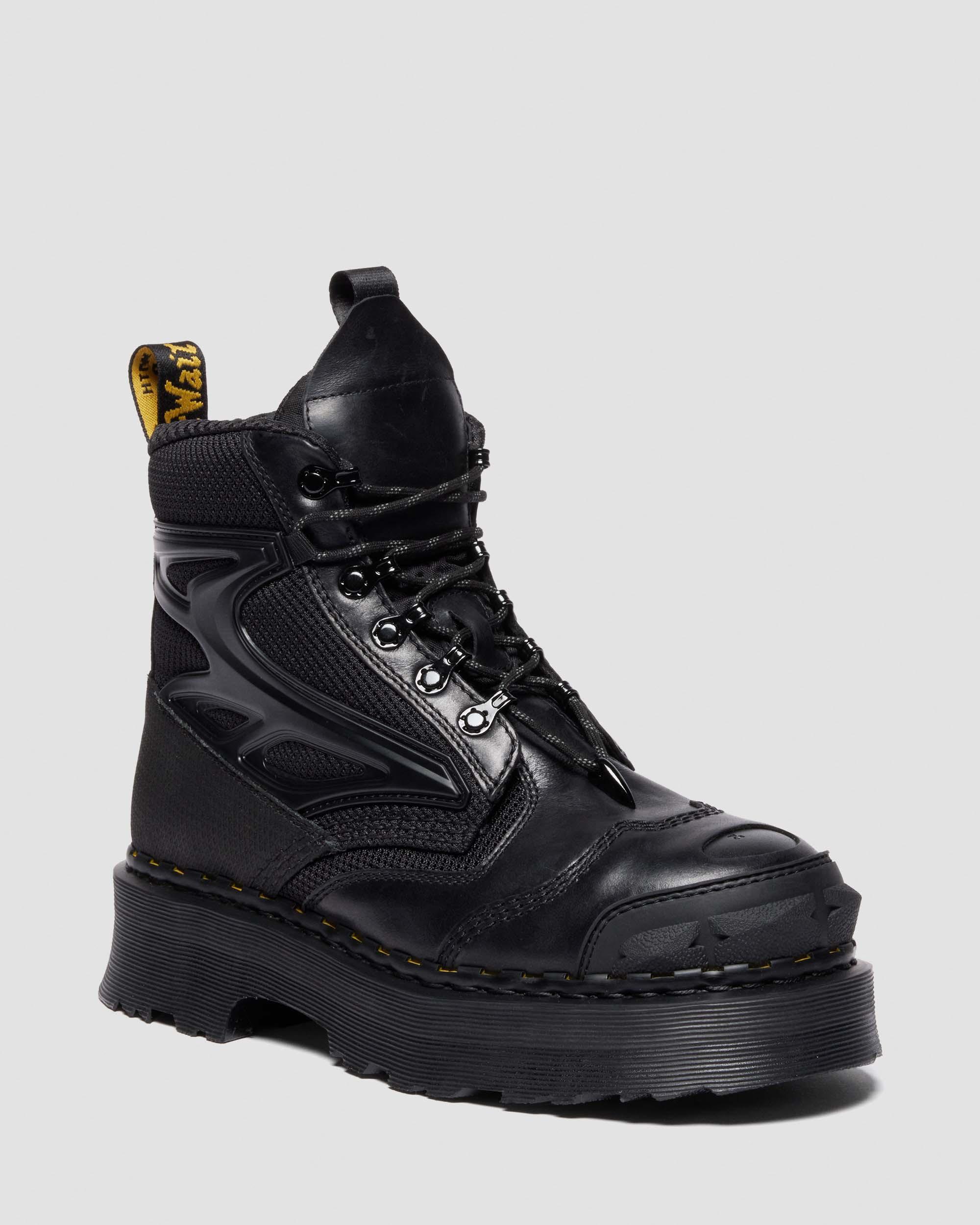 EXOSHIELD XX01 steel toe leather boots in Black | Dr. Martens