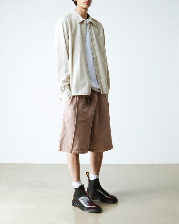 Graeme Arcadia leather Chelsea boots in Cherry Red Arcadia | Dr