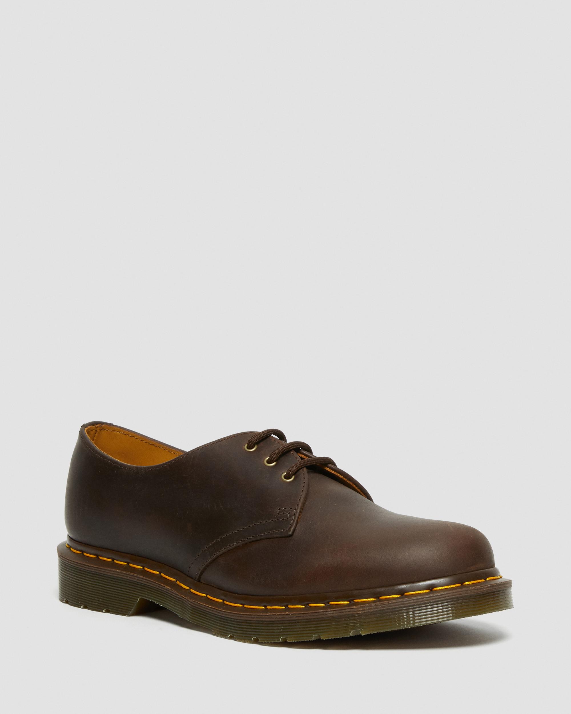1461 Slip Resistant Leather Oxford Shoes in Black | Dr. Martens