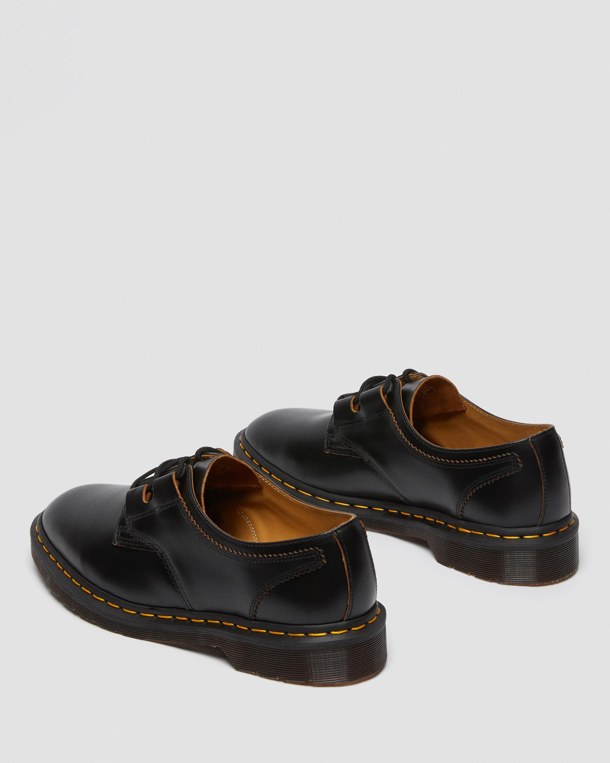 1461 Ghillie Leather Oxford Shoes in Black | Dr. Martens