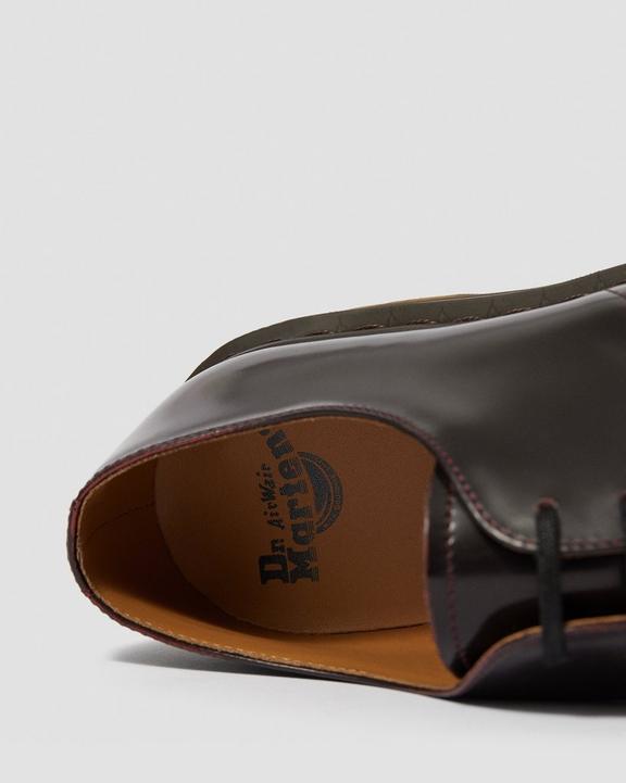 Archie II Arcadia Leather Lace Up Shoes in Cherry Red Arcadia | Dr