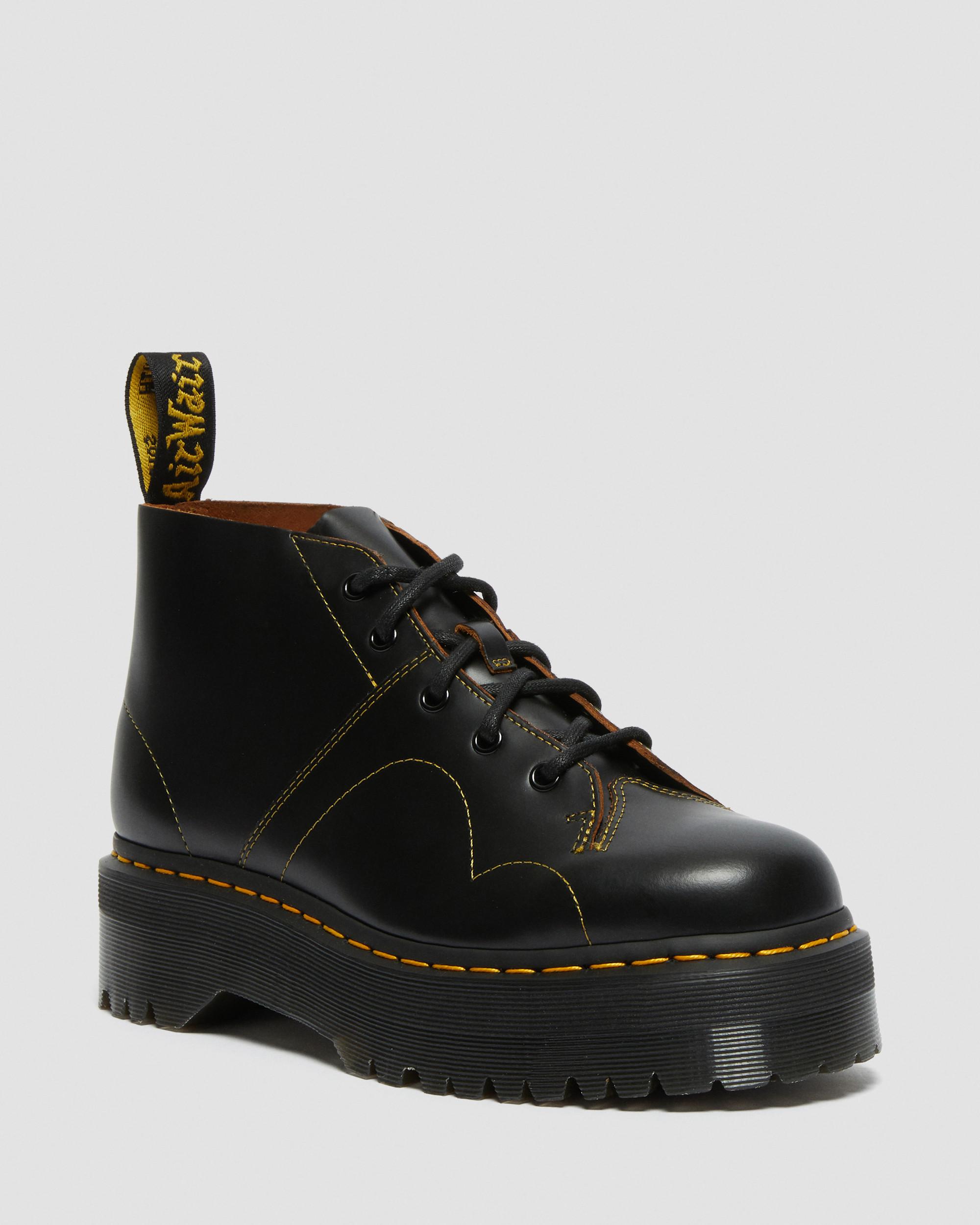 Church Platform Monkey Boots in Black | Dr. Martens