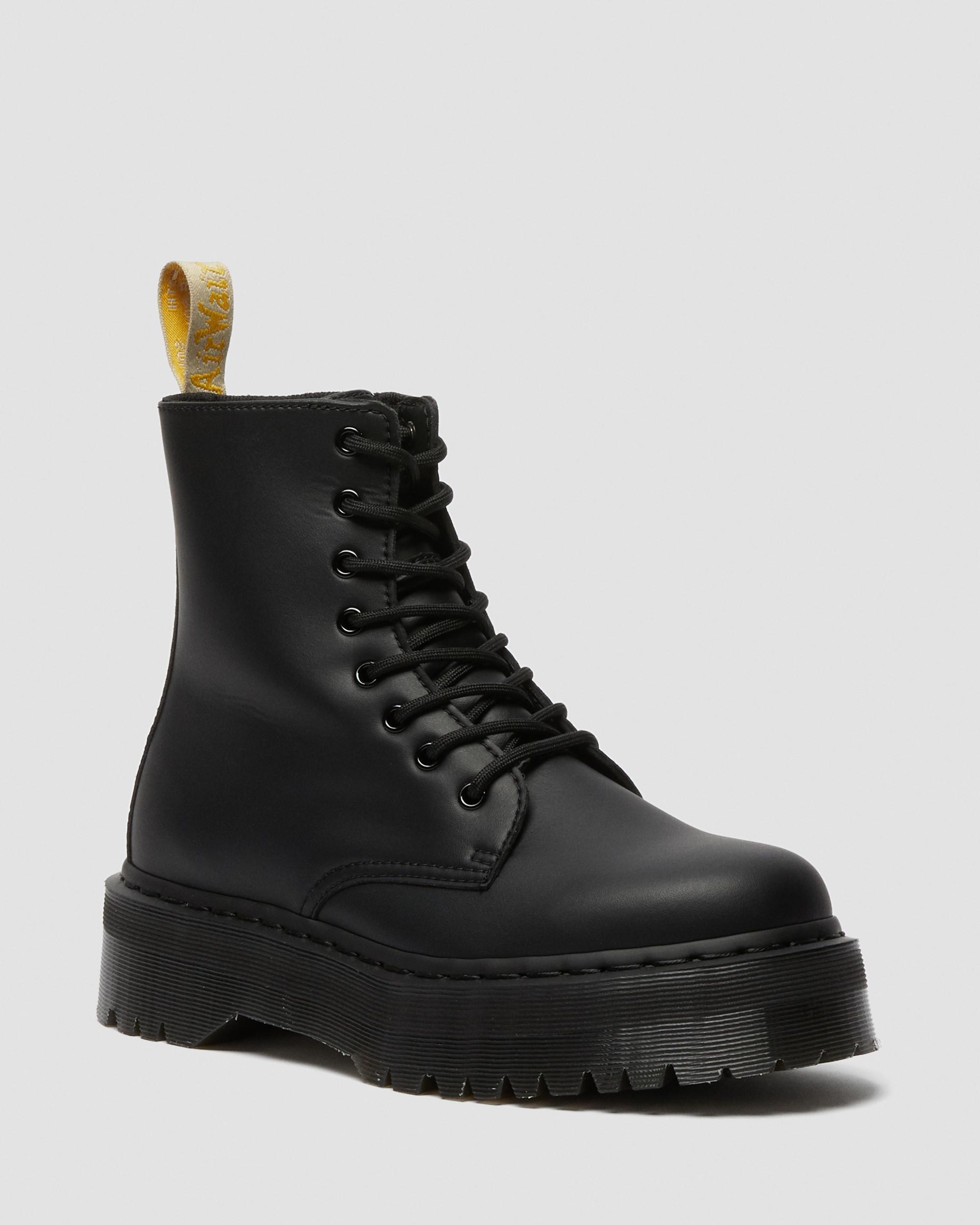 Vegan Jadon II Boot Mono Platforms in Black | Dr. Martens